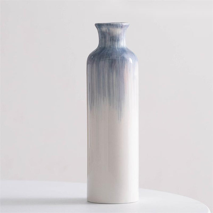 Modern Blue Ceramic Decorative Vase