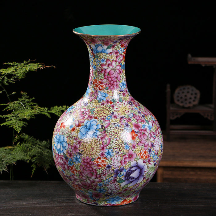 Chinese Vintage Flower Vase