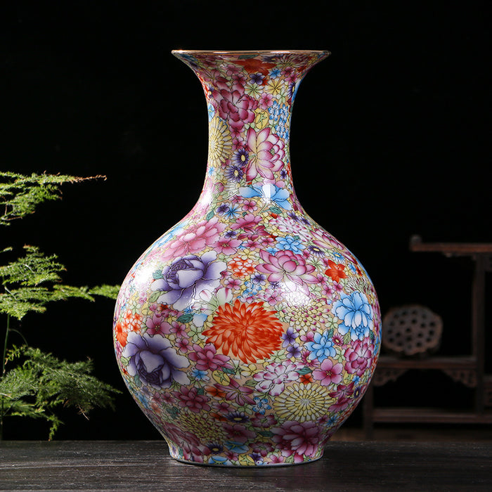 Chinese Vintage Flower Vase