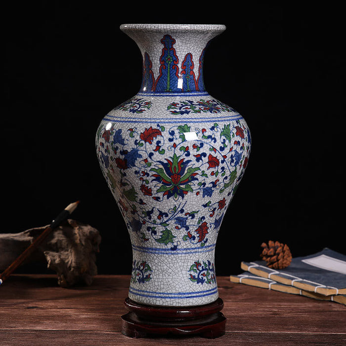 Chinese Vintage Flower Vase