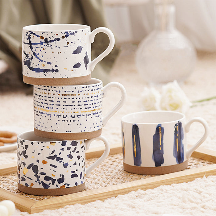 Modern Ceramic Large Capacity Mug Set