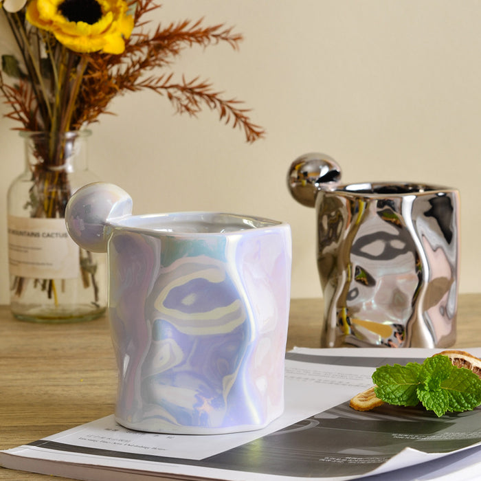 Modern Creative Irregular Ceramic Mug Set