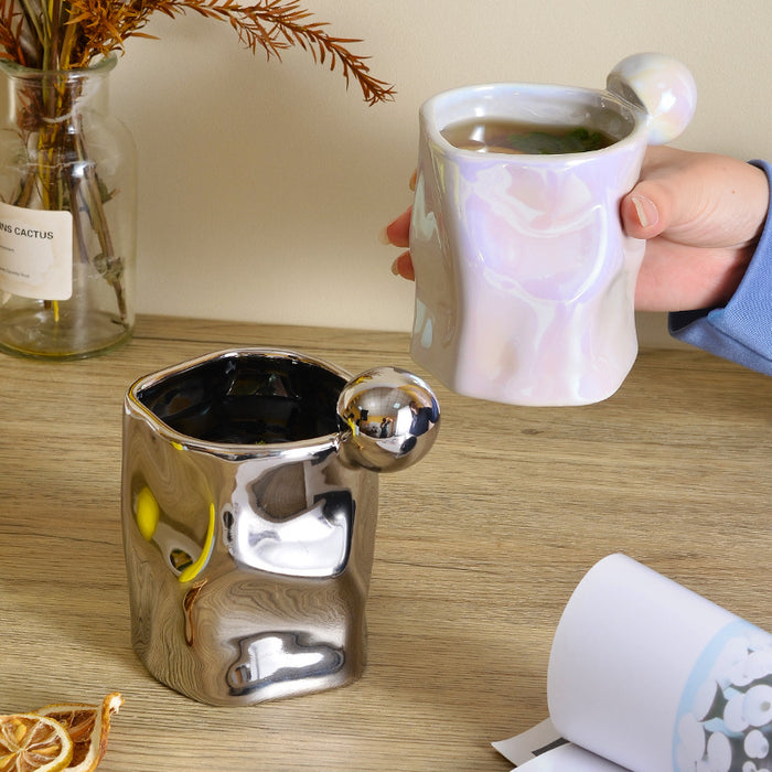 Modern Creative Irregular Ceramic Mug Set