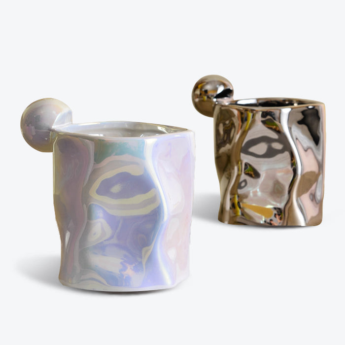 Modern Creative Irregular Ceramic Mug Set