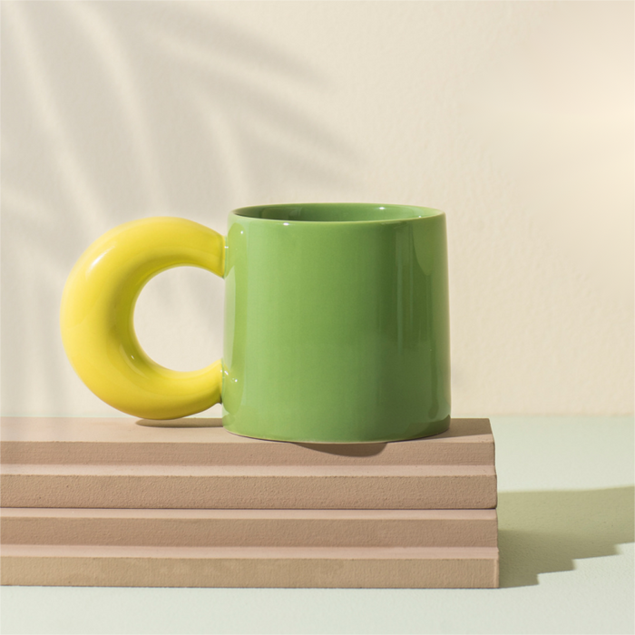 Creative Moon Handle Ceramic Mug