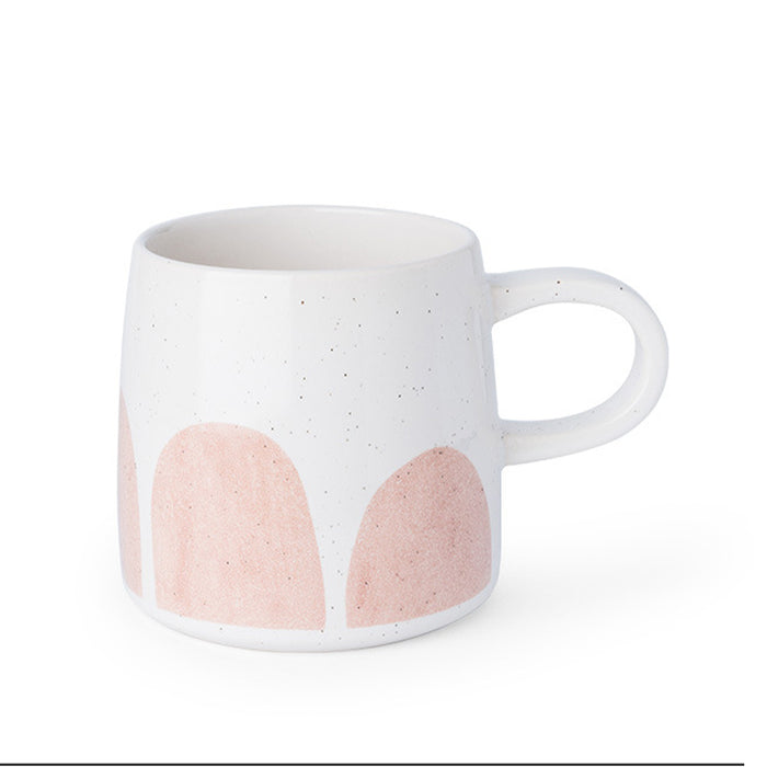 Modern Simple Hand-Painted Pattern Mug Set