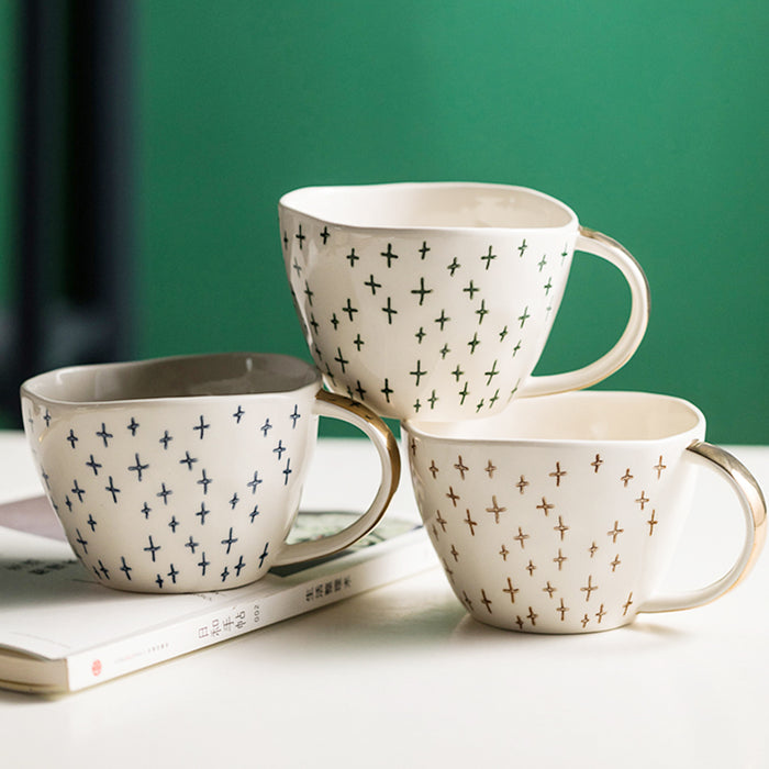 Modern Ceramic Underglaze Special-Shaped Mug