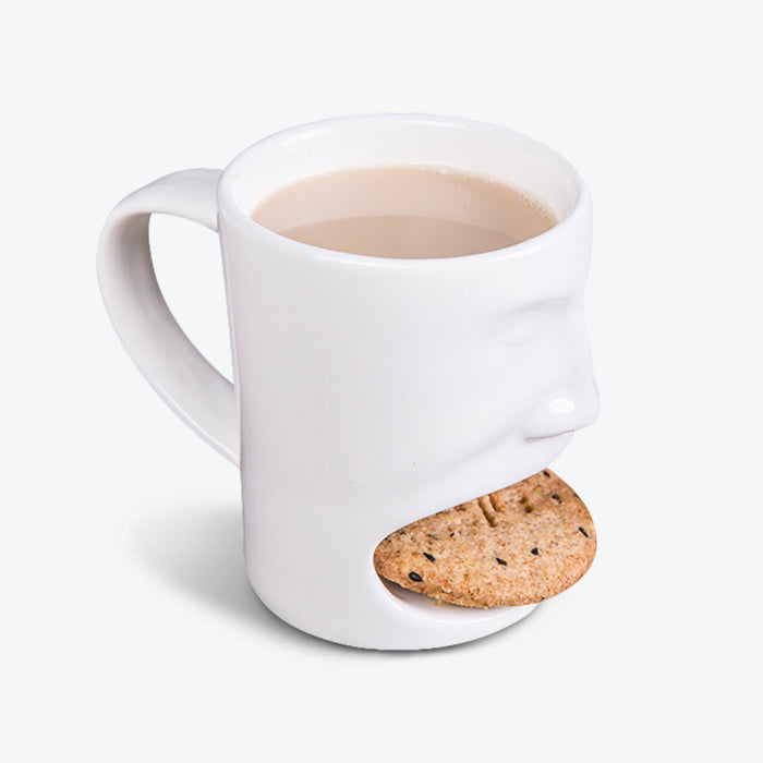 Funky Ceramic Face Mug