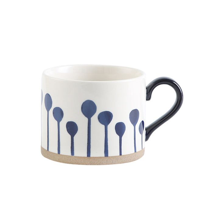 Blue Modern Ceramic Underglaze Mug