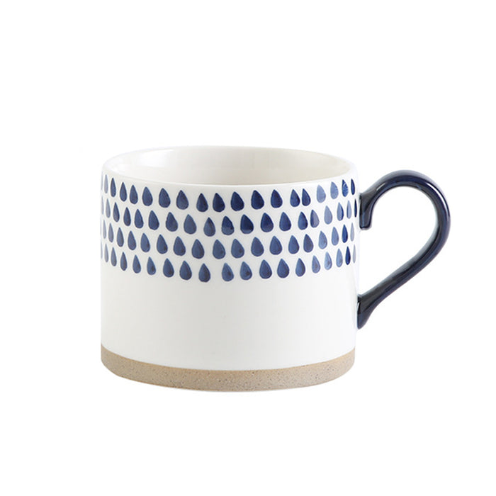 Blue Modern Ceramic Underglaze Mug