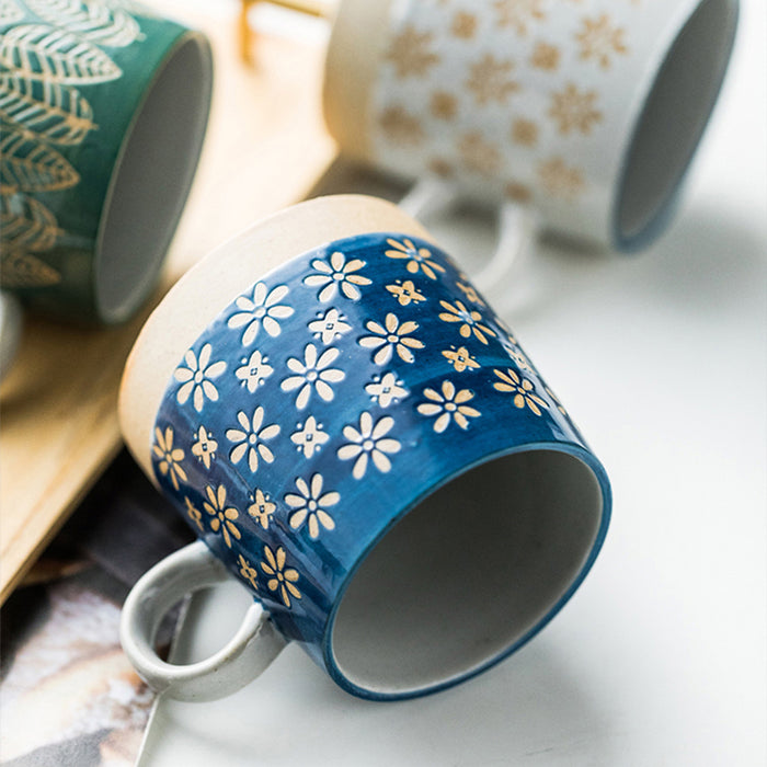 Vintage Ceramic Underglaze Mug