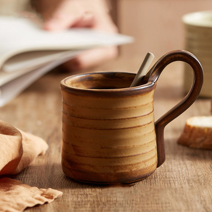 Vintage Japanese Ceramic Coffee Mug Set
