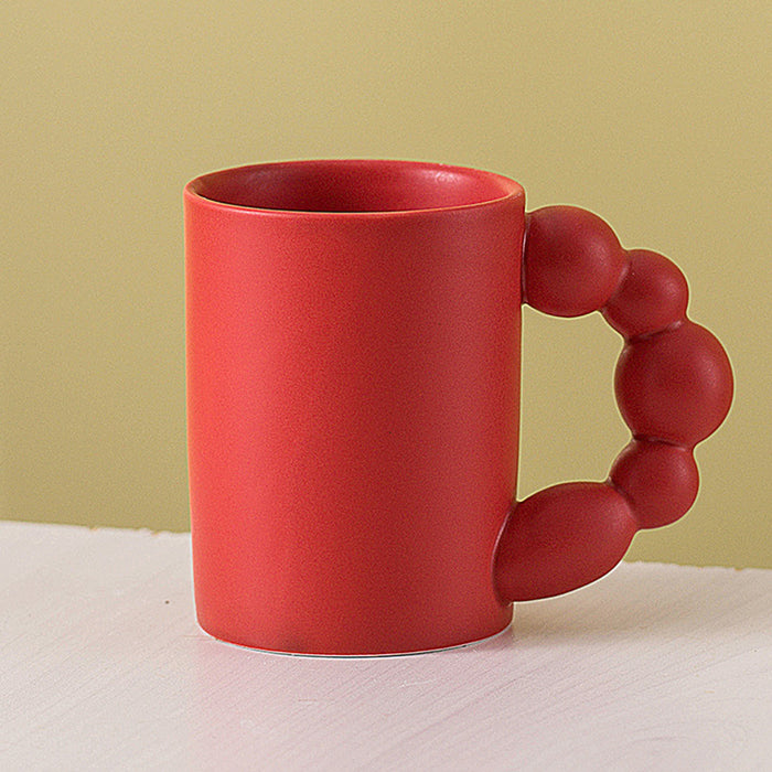 Modern Ceramic Mug With Creative Gourd Handle