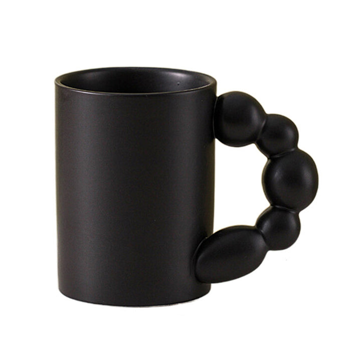Modern Ceramic Mug With Creative Gourd Handle