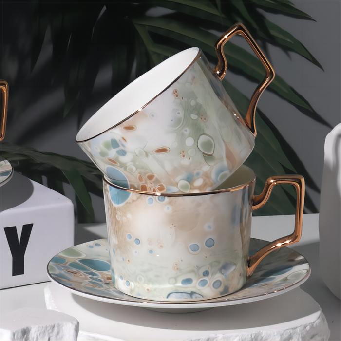 Colorful Stone Ceramic Coffee Cup