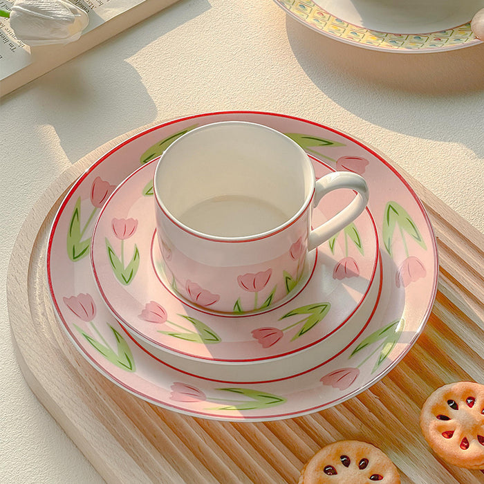 Modern Gentle Tulip Ceramic Cup