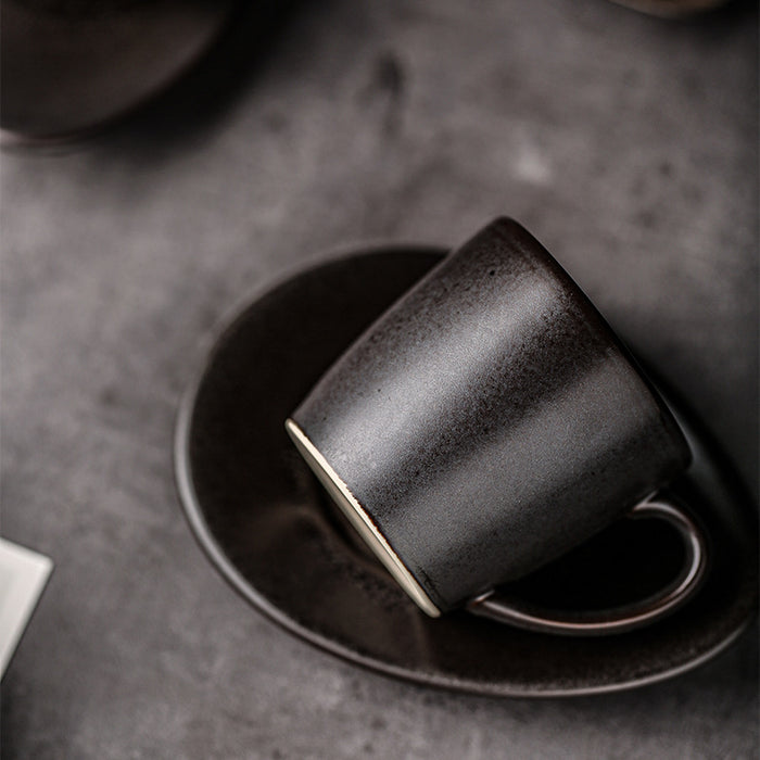 Brown Modern Mini Espresso Ceramic Coffee Cup
