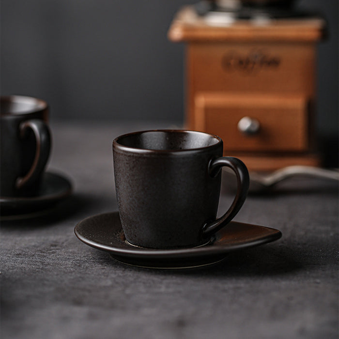 Brown Modern Mini Espresso Ceramic Coffee Cup