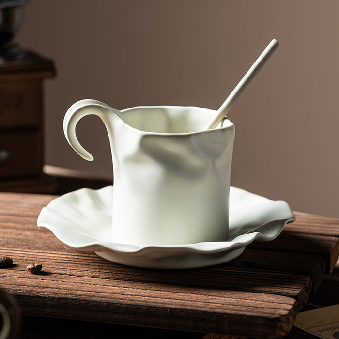 Japenese Twisted Irregular Ceramic Coffee Cup