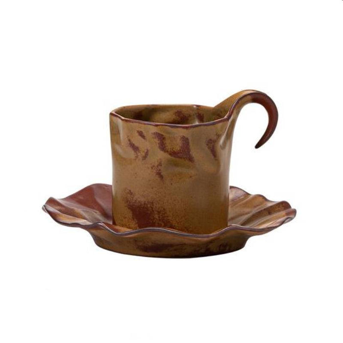 Japenese Twisted Irregular Ceramic Coffee Cup