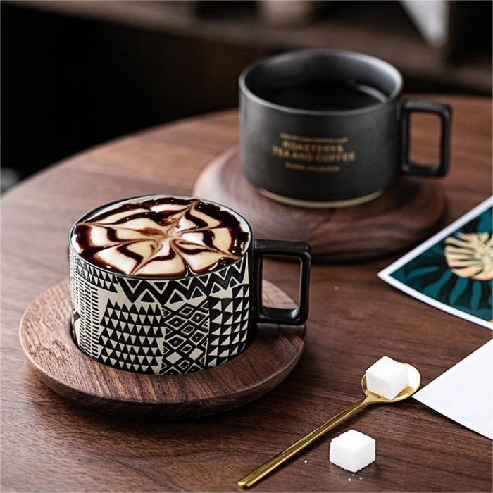 Modern Printed Ceramic Coffee Cup