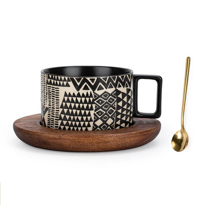 Modern Printed Ceramic Coffee Cup