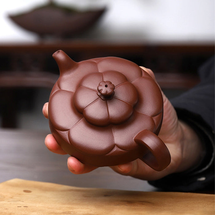 Handmade Yixing Purple Clay Teapot-3