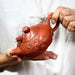 Fish Dragon Handmade Purple Clay Teapot-4