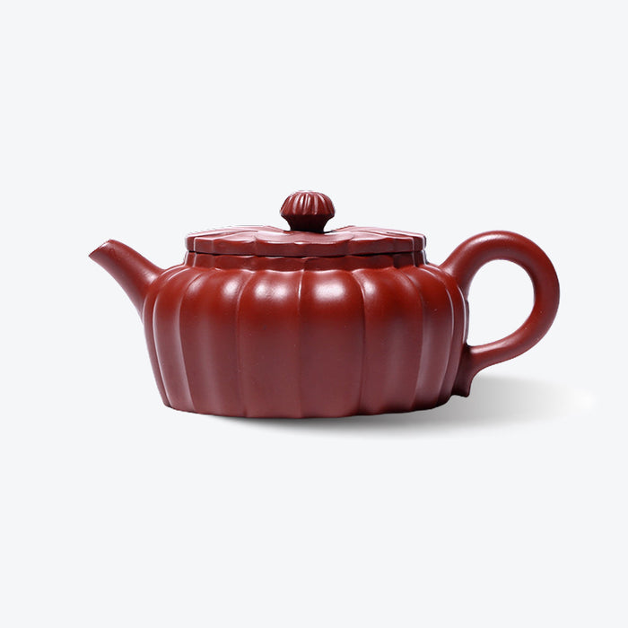 Flower Bud Yixing Zisha Clay Teapot-1
