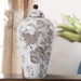 Hand Painted Flower Chinese Antique Ceramic Temple Jar-4
