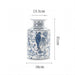 Hand Painted Parrot and Blue Flower Ceramic Vase-5