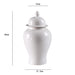 Solid White Jingdezhen Temple Jar-3