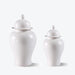 Solid White Jingdezhen Temple Jar-1