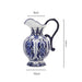 Chinese Blue Floral Porcelain Vase with Handle-3