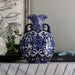 Chinese Blue Floral Porcelain Vase with Handle-6