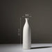 White Horizontal Striped Ceramic Vase-6