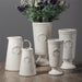 Embossed Ears of Wheat Ceramic Vase-2