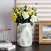 Green Leaf Ceramic Vase-5