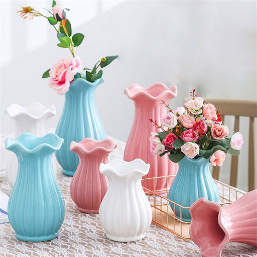Nordic Ruffle Opening Table Vase-2