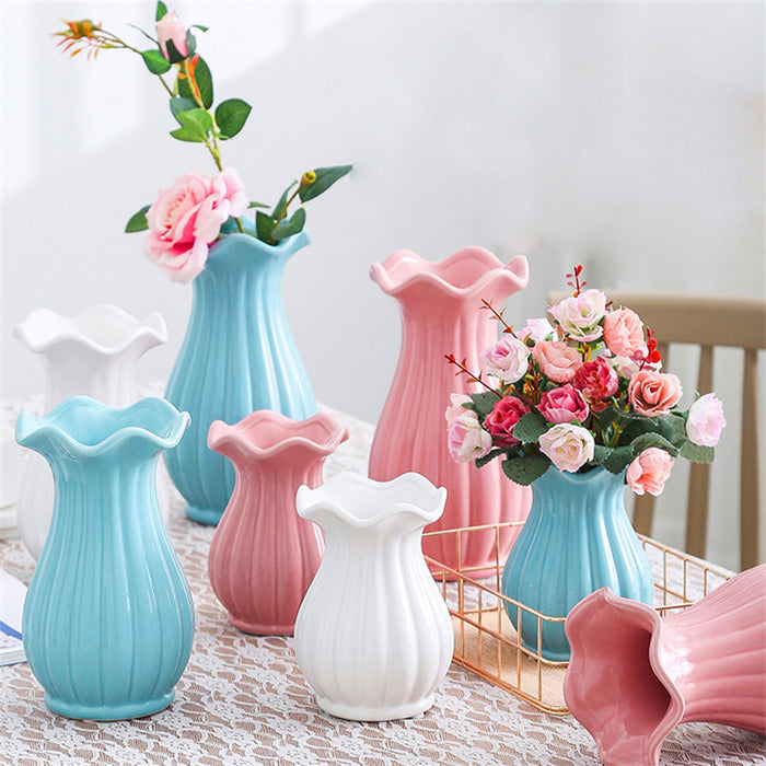 Nordic Ruffle Opening Table Vase-2