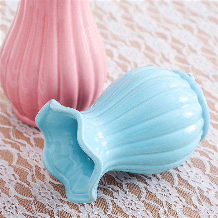 Nordic Ruffle Opening Table Vase-7