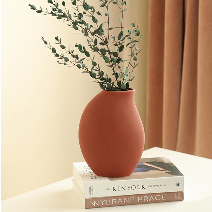 Nordic Morandi Flask-Shaped Table Vase-5