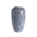 Hand-Painted Blue Flower Ceramic Vase-7