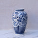Blue Flower Chinoiserie Porcelain Vase-3