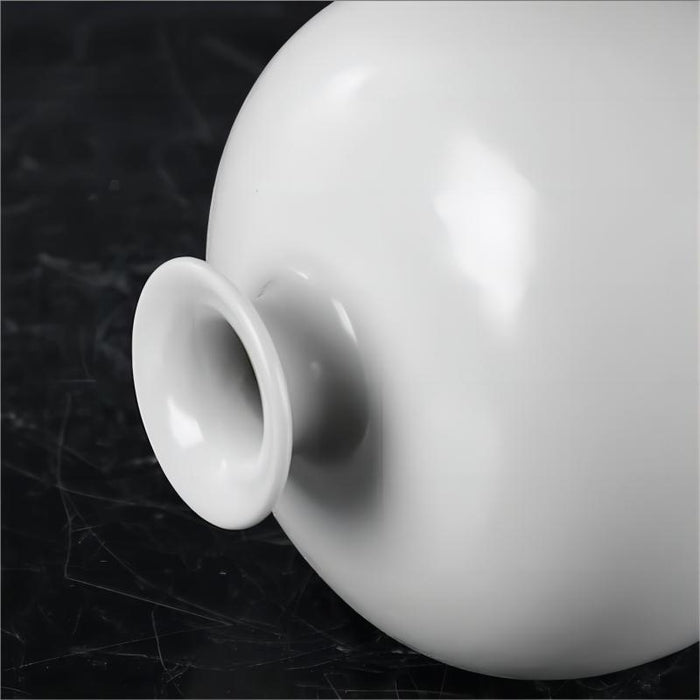 Mist Ink Art Base Ceramic Vase-4