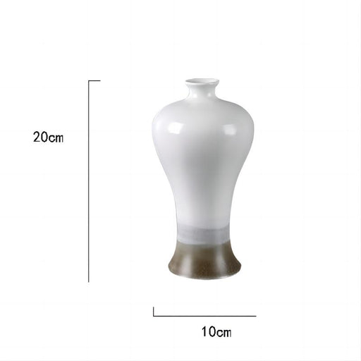 Mist Ink Art Base Ceramic Vase-2