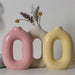 Abstract Circle Hollow Vase-7
