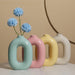 Abstract Circle Hollow Vase-9