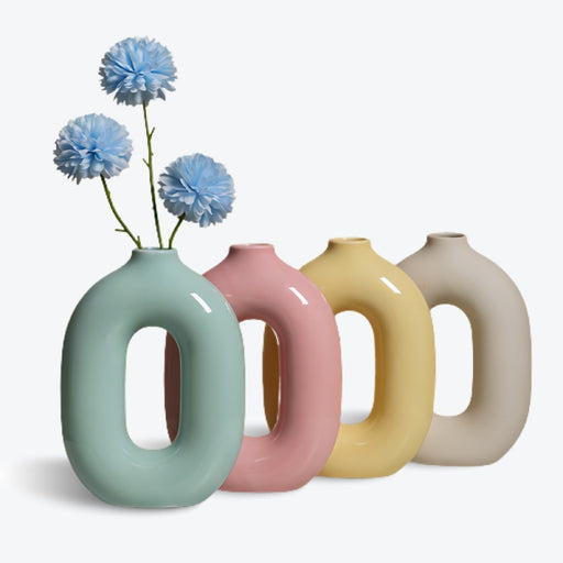 Abstract Circle Hollow Vase-1