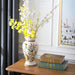 Applique and Ice Crack Design Ceramic Vase-5